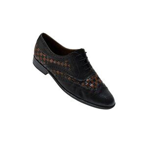 Simone Lattanzi (Italy) 70s, Handwoven, Full Brogue Overlays, Blake-Stitched